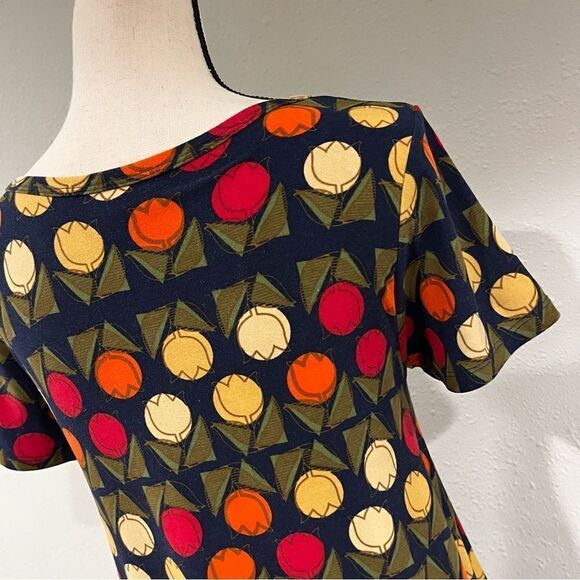 LuLaRoe tulip print short sleeve dress - Picture 7 of 12